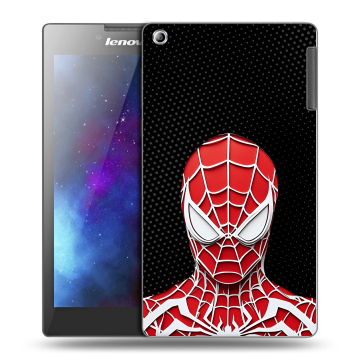 Силиконовый чехол на Lenovo Tab 2 A7-30 с принтом человек паук spiderman