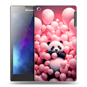 Силиконовый чехол на Lenovo Tab 2 A7-30 с принтом Панда
