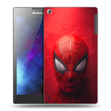 Силиконовый чехол на Lenovo Tab 2 A7-30 с принтом Spiderman Человек паук