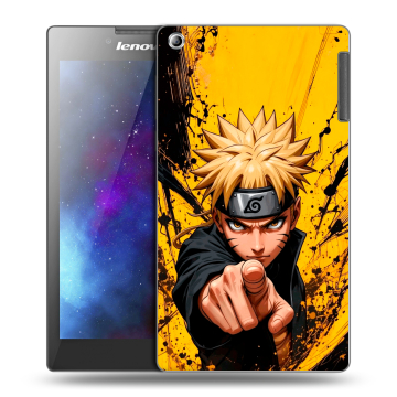 Силиконовый чехол на Lenovo Tab 2 A7-30 с принтом Naruto Наруто