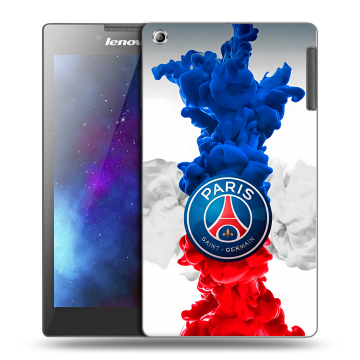 Силиконовый чехол на Lenovo Tab 2 A7-30 с принтом PSG ПСЖ