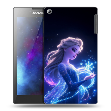 Силиконовый чехол на Lenovo Tab 2 A7-30 с принтом Холодное сердце Frozen