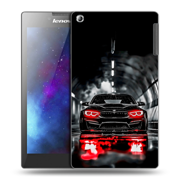 Силиконовый чехол на Lenovo Tab 2 A7-30 с принтом BMW БМВ