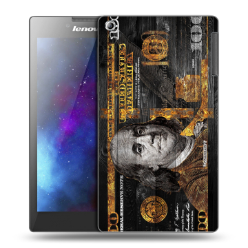 Силиконовый чехол на Lenovo Tab 2 A7-30 с принтом Доллар деньги