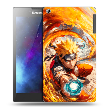 Силиконовый чехол на Lenovo Tab 2 A7-30 с принтом Аниме Наруто Naruto