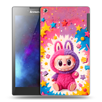 Силиконовый чехол на Lenovo Tab 2 A7-30 с принтом Labubu Лабубу