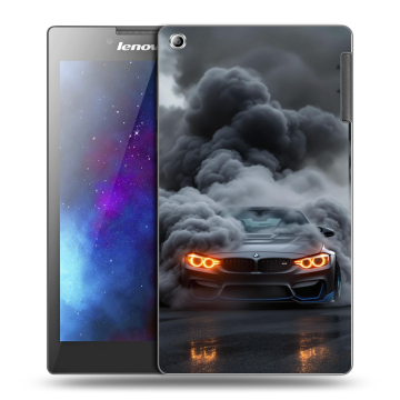 Силиконовый чехол на Lenovo Tab 2 A7-30 с принтом BMW БМВ