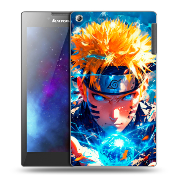 Силиконовый чехол на Lenovo Tab 2 A7-30 с принтом Аниме Наруто Naruto