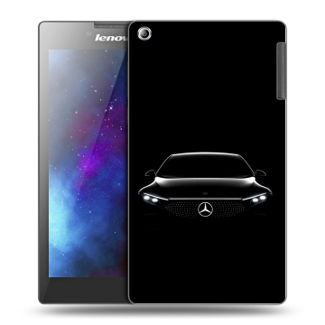 Силиконовый чехол на Lenovo Tab 2 A7-30 с принтом Mercedes Мерседес