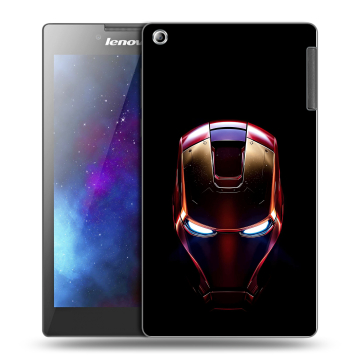 Силиконовый чехол на Lenovo Tab 2 A7-30 с принтом IronMan Железный человек