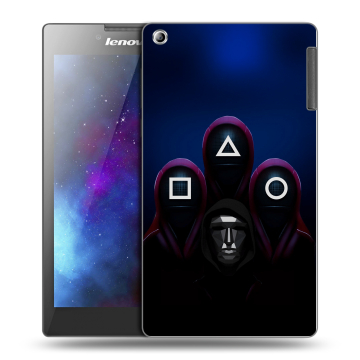 Силиконовый чехол на Lenovo Tab 2 A7-30 с принтом Игра Кальмара