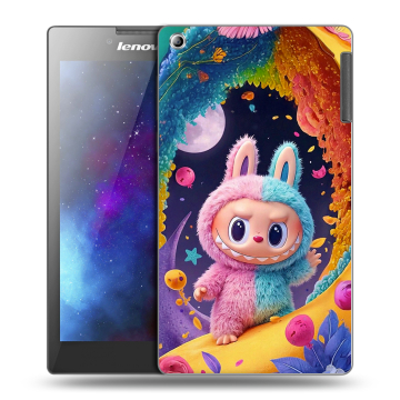 Силиконовый чехол на Lenovo Tab 2 A7-30 с принтом Labubu Лабубу
