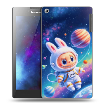 Силиконовый чехол на Lenovo Tab 2 A7-30 с принтом Labubu Лабубу