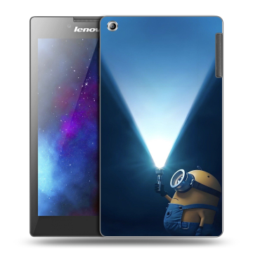 Силиконовый чехол на Lenovo Tab 2 A7-30 с принтом Миньоны