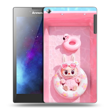 Силиконовый чехол на Lenovo Tab 2 A7-30 с принтом Labubu Лабубу