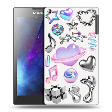 Силиконовый чехол на Lenovo Tab 2 A7-30 с принтом Y2K