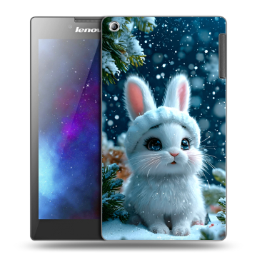 Силиконовый чехол на Lenovo Tab 2 A7-30 с принтом Новый год