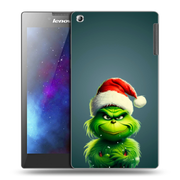 Силиконовый чехол на Lenovo Tab 2 A7-30 с принтом Новый год