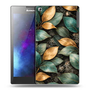 Силиконовый чехол на Lenovo Tab 2 A7-30 с принтом женский