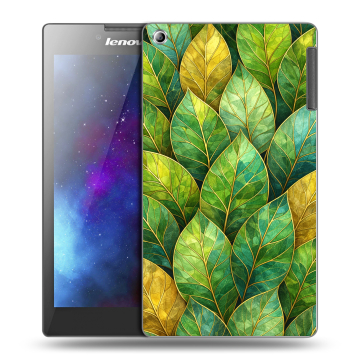 Силиконовый чехол на Lenovo Tab 2 A7-30 с принтом женский