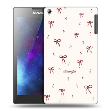 Силиконовый чехол на Lenovo Tab 2 A7-30 с принтом для девочек