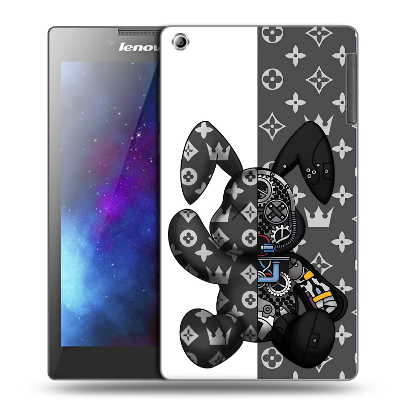 Силиконовый чехол на Lenovo Tab 2 A7-30 с принтом Луи робот Силиконовый чехол на Lenovo Tab 2 A7-30 с принтом Луи робот