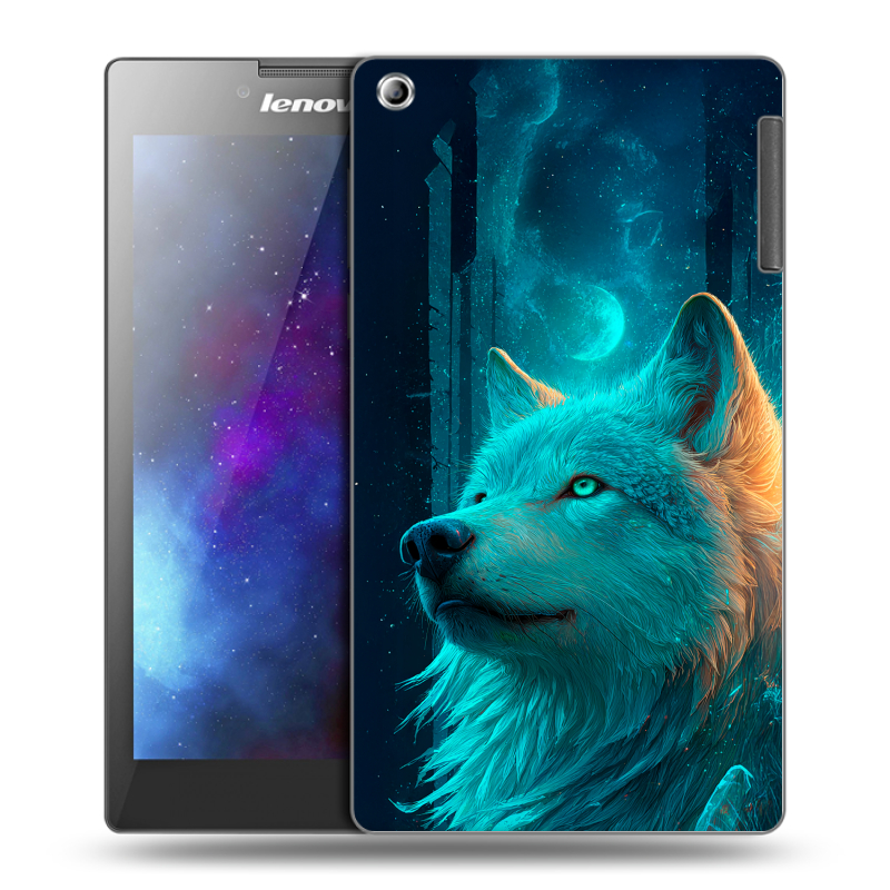 Силиконовый чехол на Lenovo Tab 2 A7-30 с принтом бабочки саккура Силиконовый чехол на Lenovo Tab 2 A7-30 с принтом бабочки саккура