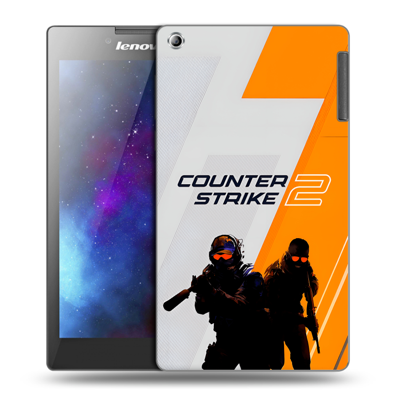 Силиконовый чехол на Lenovo Tab 2 A7-30 с принтом Counter Strike Силиконовый чехол на Lenovo Tab 2 A7-30 с принтом Counter Strike