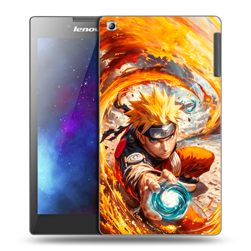 Силиконовый чехол на Lenovo Tab 2 A7-30 с принтом Аниме Наруто Naruto Силиконовый чехол на Lenovo Tab 2 A7-30 с принтом Аниме Наруто Naruto