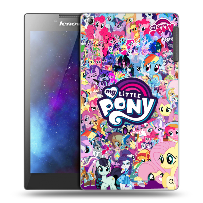Силиконовый чехол на Lenovo Tab 2 A7-30 с принтом My little pony Дружба чудо Силиконовый чехол на Lenovo Tab 2 A7-30 с принтом My little pony Дружба чудо