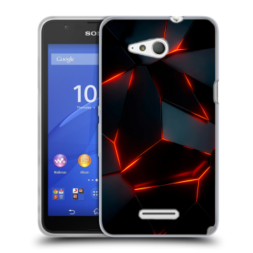 Силиконовый чехол на Sony Xperia E4g с принтом Яркие абстракции Силиконовый чехол на Sony Xperia E4g с принтом Яркие абстракции
