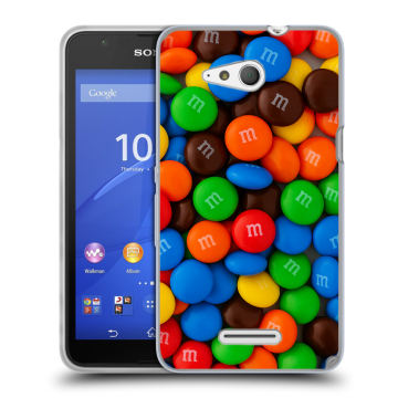 Силиконовый чехол на Sony Xperia E4g с принтом Конфеты Силиконовый чехол на Sony Xperia E4g с принтом Конфеты