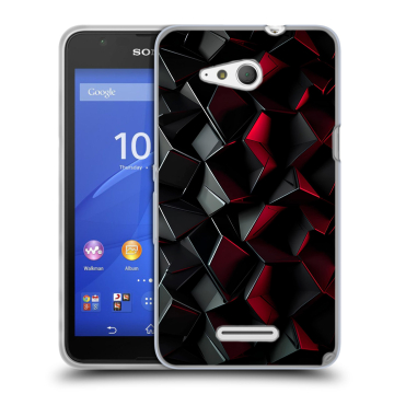 Силиконовый чехол на Sony Xperia E4g с принтом Абстракция