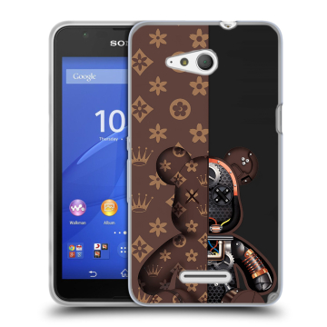 Силиконовый чехол на Sony Xperia E4g с принтом Луи робот Силиконовый чехол на Sony Xperia E4g с принтом Луи робот