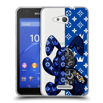 Силиконовый чехол на Sony Xperia E4g с принтом Луи робот Силиконовый чехол на Sony Xperia E4g с принтом Луи робот