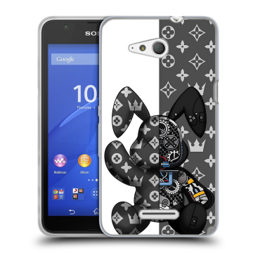 Силиконовый чехол на Sony Xperia E4g с принтом Луи робот Силиконовый чехол на Sony Xperia E4g с принтом Луи робот