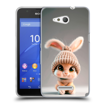Силиконовый чехол на Sony Xperia E4g с принтом Кролик Силиконовый чехол на Sony Xperia E4g с принтом Кролик