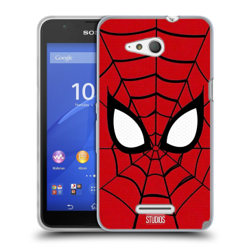 Силиконовый чехол на Sony Xperia E4g с принтом человек паук spiderman Силиконовый чехол на Sony Xperia E4g с принтом человек паук spiderman