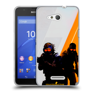 Силиконовый чехол на Sony Xperia E4g с принтом Контер страйк Counter strike Силиконовый чехол на Sony Xperia E4g с принтом Контер страйк Counter strike