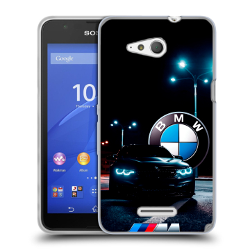 Силиконовый чехол на Sony Xperia E4g с принтом БМВ BMW Силиконовый чехол на Sony Xperia E4g с принтом БМВ BMW