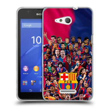 Силиконовый чехол на Sony Xperia E4g с принтом Барселона Barcelona Силиконовый чехол на Sony Xperia E4g с принтом Барселона Barcelona