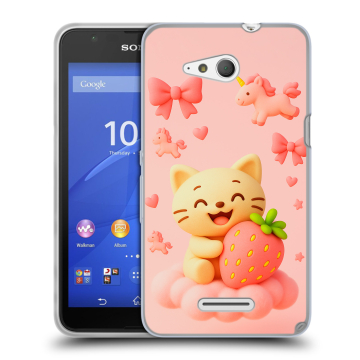 Силиконовый чехол на Sony Xperia E4g с принтом для девочек Силиконовый чехол на Sony Xperia E4g с принтом для девочек