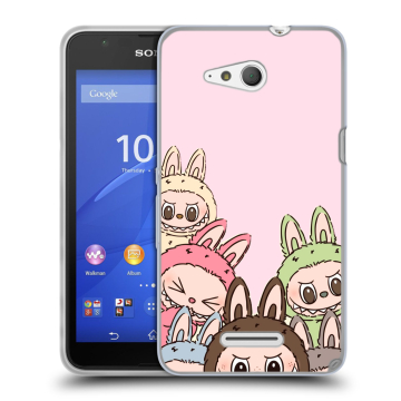 Силиконовый чехол на Sony Xperia E4g с принтом Лабубу