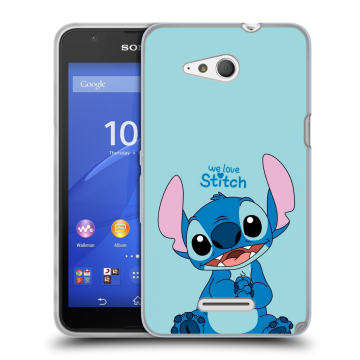 Силиконовый чехол на Sony Xperia E4g с принтом Лило и Стич Силиконовый чехол на Sony Xperia E4g с принтом Лило и Стич