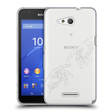 Силиконовый чехол на Sony Xperia E4g с принтом Сотворение мира