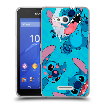 Силиконовый чехол на Sony Xperia E4g с принтом Лило и Стич Силиконовый чехол на Sony Xperia E4g с принтом Лило и Стич