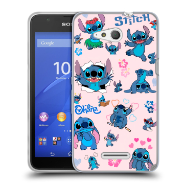 Силиконовый чехол на Sony Xperia E4g с принтом Лило и Стич