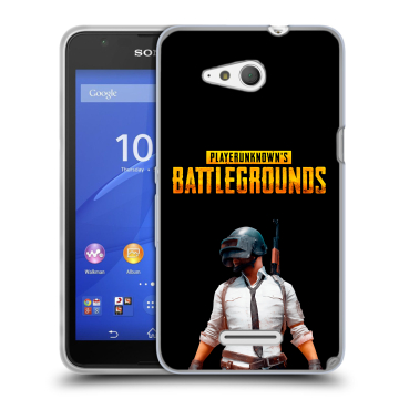 Силиконовый чехол на Sony Xperia E4g с принтом PUGB ПАГБ Силиконовый чехол на Sony Xperia E4g с принтом PUGB ПАГБ