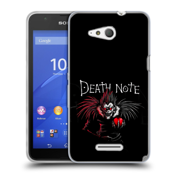 Силиконовый чехол на Sony Xperia E4g с принтом Death note Тетрадь смерти Силиконовый чехол на Sony Xperia E4g с принтом Death note Тетрадь смерти