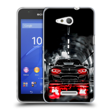 Силиконовый чехол на Sony Xperia E4g с принтом BMW БМВ Силиконовый чехол на Sony Xperia E4g с принтом BMW БМВ